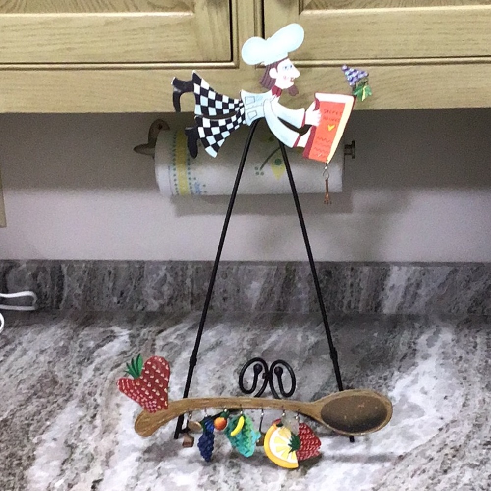 Vintage Karen Rossi recipe stand